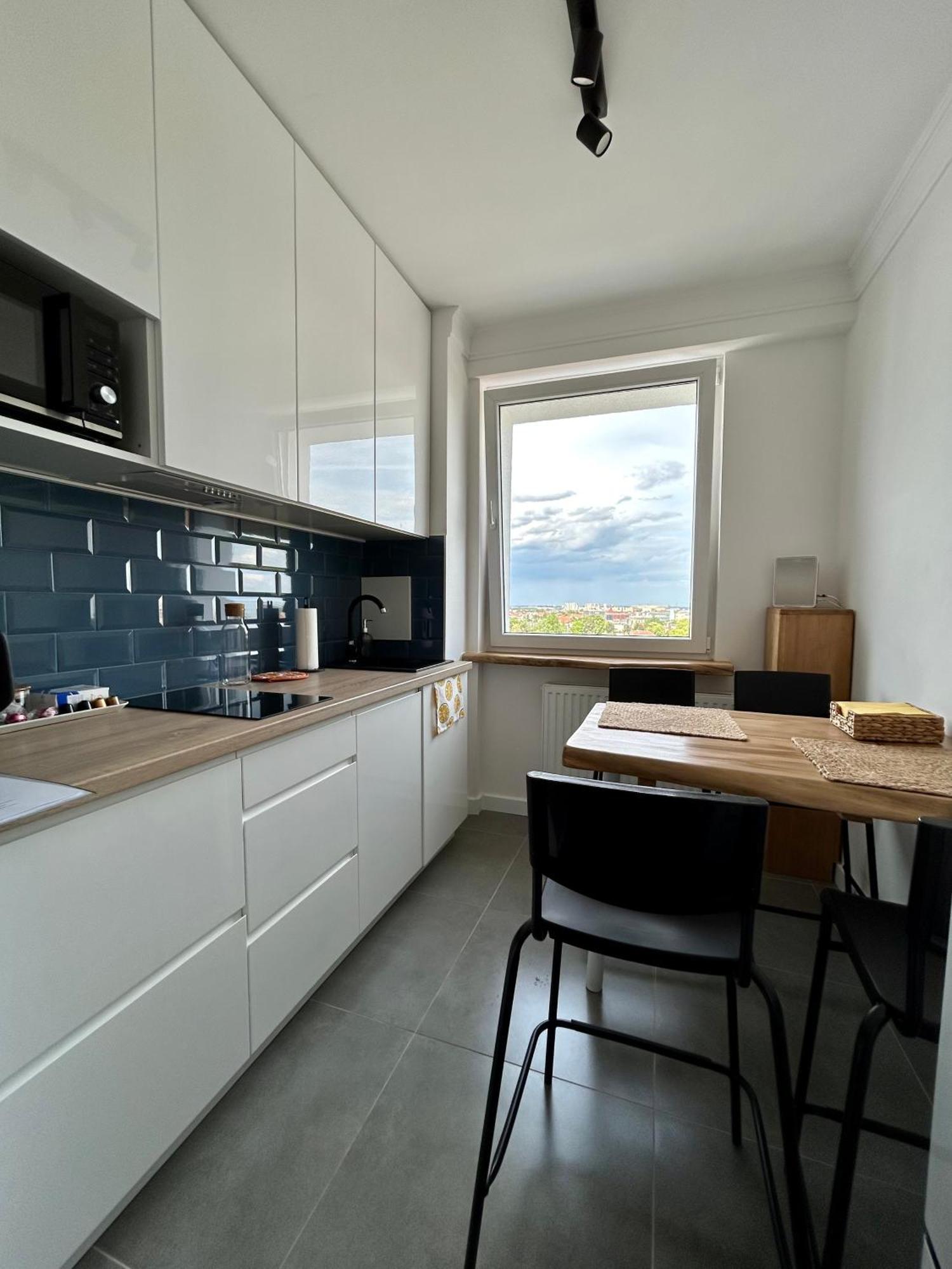 Apartament Z Widokiem Na Gdansk I Zatoke Free & Priv Parking Bagian luar foto